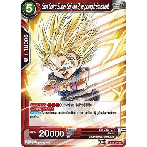 Dragon Ball Super - Bt3-004 - Son Goku Super Saiyan 2n Le Poing Frémissant - Rare