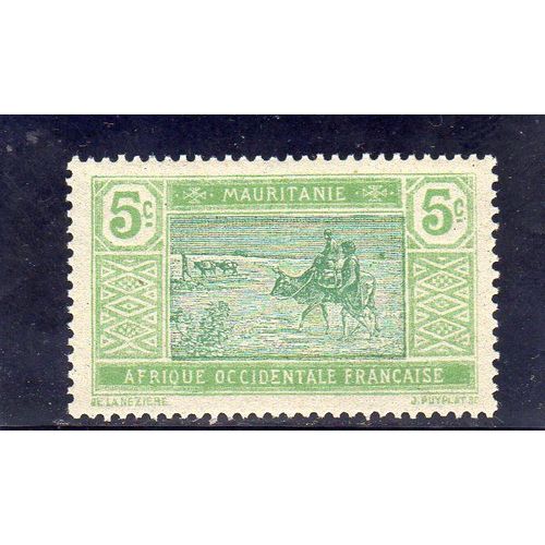 Timbre-Poste De Mauritanie (Caravane Dans Le Désert)