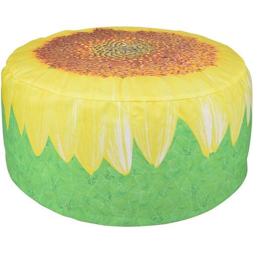 Pouf Extérieur Avec Imprimé Déco Tournesol