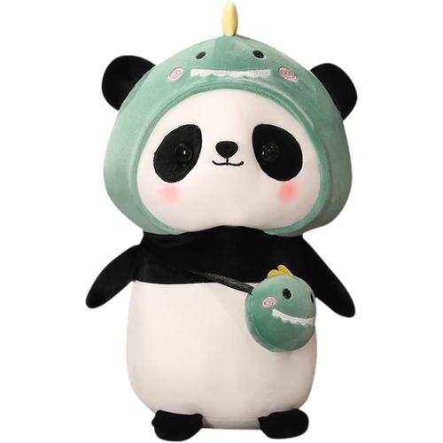 Peluche Panda, Peluche Kawaii, Panda Peluche Poupée Peluche, Animaux En Peluche, Panda Peluche Doux, Cadeau Pour Enfants Bébé Filles Garçons Anniversaire Journée Des Enfants (Dinosaure)