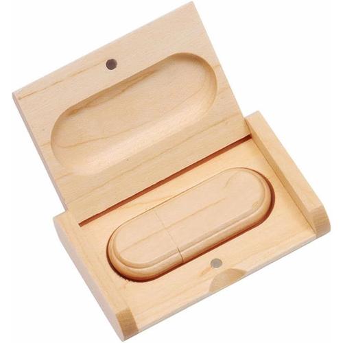Clé USB 2.0 16 Go en bois avec boîte en bois (2.0 16 Go)