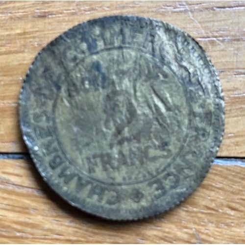 Bon Pour 2 Francs 1922 Chambre De Commerce