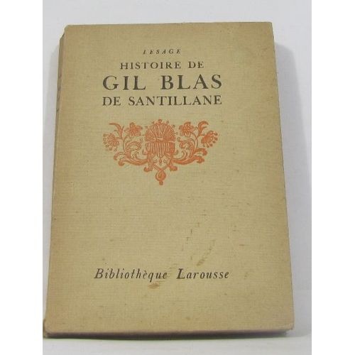 Histoire De Gil Blas