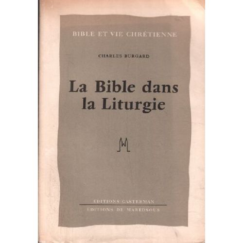 La Bible Dans La Liturgie