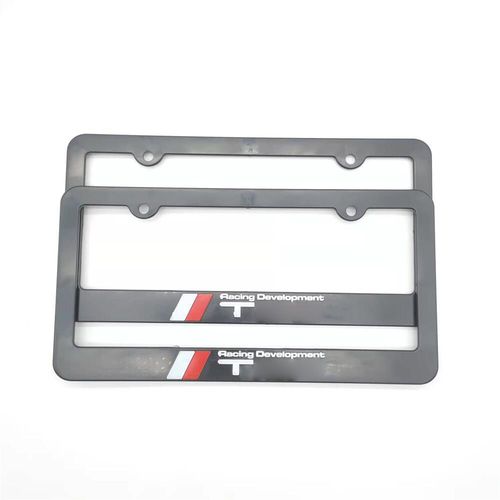 3-Trd - Cadre De Plaque De Planificateur De Voiture Standard, Marché Secondaire, Jdm Racing, Décoration De Développement, Plaque D'immatriculation Automatique, Acc, Dernier, 2 Pièces