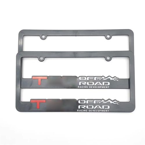 1-Trd - Cadre De Plaque De Planificateur De Voiture Standard, Marché Secondaire, Jdm Racing, Décoration De Développement, Plaque D'immatriculation Automatique, Acc, Dernier, 2 Pièces