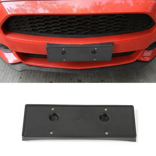 Noir - Support De Montage De Plaque De Planificateur De Pare-Chocs Avant De Voiture, Support De Marché Rapide Pour Ford Mustang 2015, 2016, 2017, 2018, 2019, 2020, 2021, 2022, Accessoires