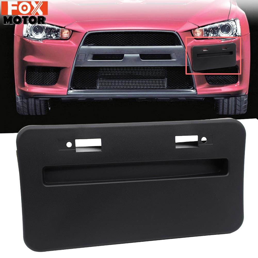 Relocalisateur De Plaque D'immatriculation Pour Mitsubishi Lancer Gts Evo X 2008 ¿ 2018, Cadre De Base De Support De Pare-Chocs Avant