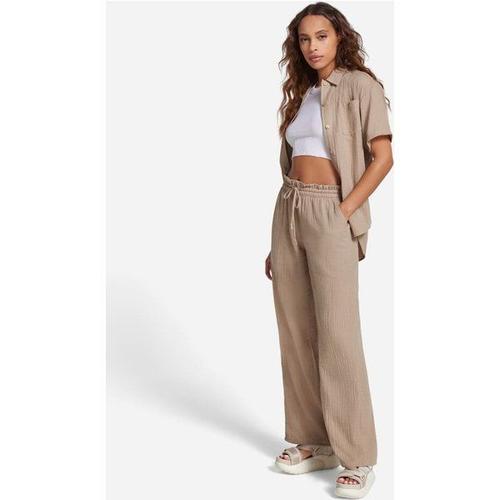 Pantalon Large Karrie Pour Femme | Ue In Brown, Taille S, Coton
