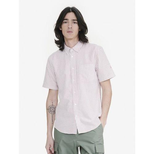 Chemise Rayures Avec Manches Courtes - Chemise Homme Redwood St Xl - Xl