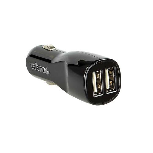 Chargeur Auro Allume Cigare Double Usb 12v/24v 1x2,1a / 2x 1a