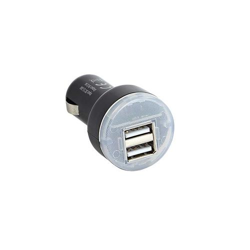 Chargeur Auro Allume Cigare Double Usb 12v/24v 1x2,1a / 2x 1a