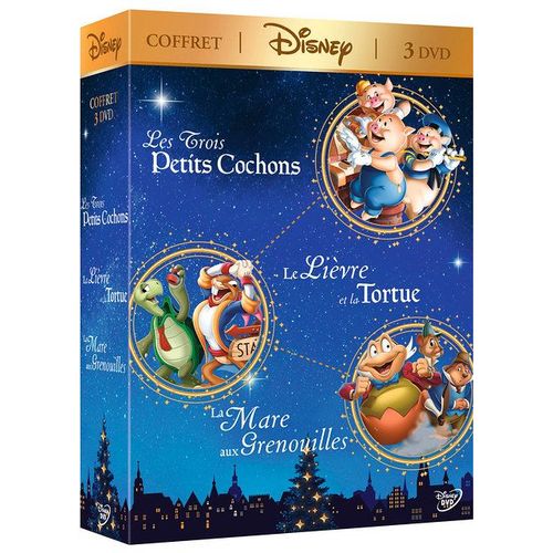 Les Les Trois Petits Cochons + Le Lièvre Et La Tortue + La Mare Aux Grenouilles - Les Intemporels - Coffret 4 Dvd - Pack