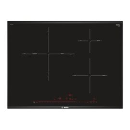 Bosch Serie 8 PID775DC1E - Table de cuisson à induction - 3 plaques de cuisson - Niche - largeur : 56 cm - profondeur : 49 cm - noir - avec garnitures biseautées avant et arrière, garnitures...