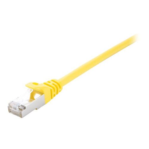 V7 - Cordon de raccordement - RJ-45 (M) pour RJ-45 (M) - 1 m - STP - CAT 6 - moulé, sans crochet - jaune