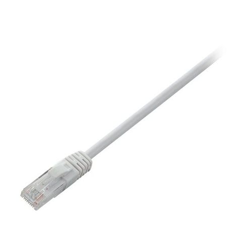 V7 - Cordon de raccordement - RJ-45 (M) pour RJ-45 (M) - 3 m - UTP - CAT 6 - moulé, sans crochet - blanc