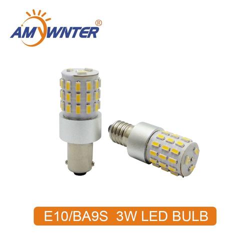 Glace Bleue - E10 - Ampoule Led A9s Pour Éclairage De Voiture, 12v, 24v, Pour T4w, Canbus 3w