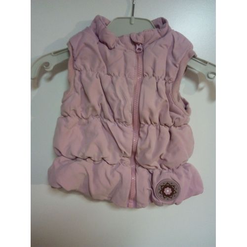 Gilet Zippé Sans Manches Taille 12 Mois