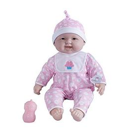 JC Toys La Newborn - Realistic 17 Anatomically Correct Real Girl Baby Doll - All Vinyl in Pink Bubble Suit and Blanket