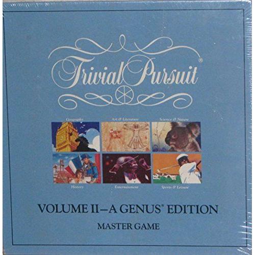 Trivial Pursuit Volume Ii - A Genus Edition, Master Game