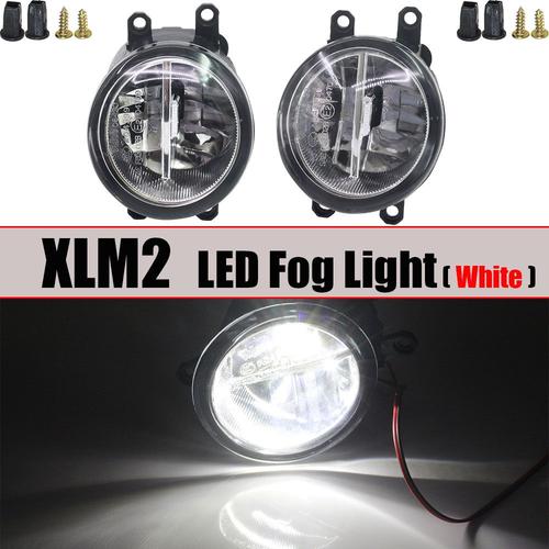 Xlm2 Led Blanc - Feu Antibrouillard Led Pour Toyota Rav4 Highlander Corolla Camry Venza Tundra Tacoma Yaris Prius, Lumière'oeil Du Diable Drl H11, 12v, 4000lm