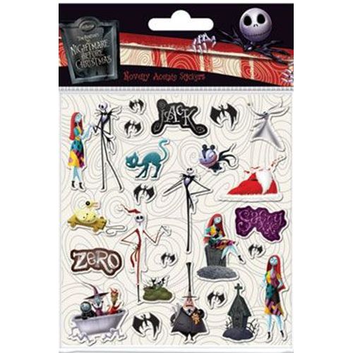 L'étrange Noël De Mr Jack Set Stickers Acetate Pack