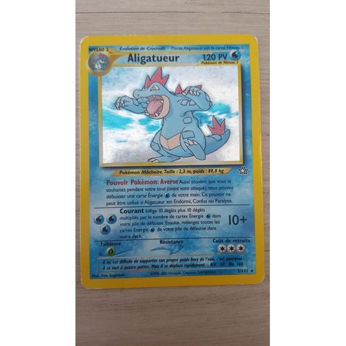 Pokemon - Aligatueur 5/111 - Neo Genesis - Rare Holographique Vf