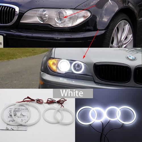 5. Coupé Blanc - Phare Led Blanc Halo Angel Demon Eyes Kit Angel Eyes Light Pour Bmw Série 3 E46 Berline Touring Wagon Coupe Compact 1998 2005