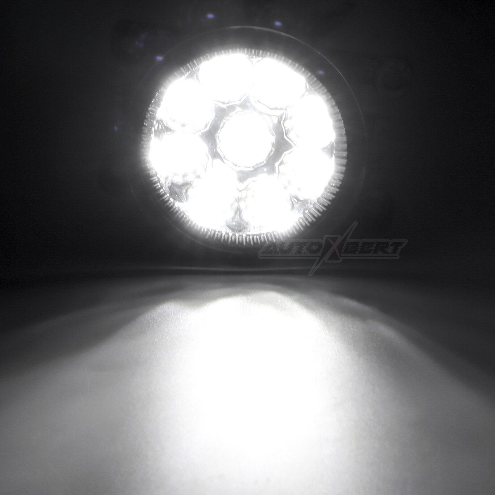 Paire Antibrouillard Lampes L'assemble Led Blanc Phare Avan... - 4