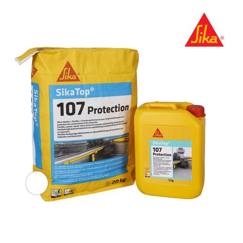Kit micro-mortier hydraulique SIKA - Sikatop 107 Protection - Blanc - 25kg