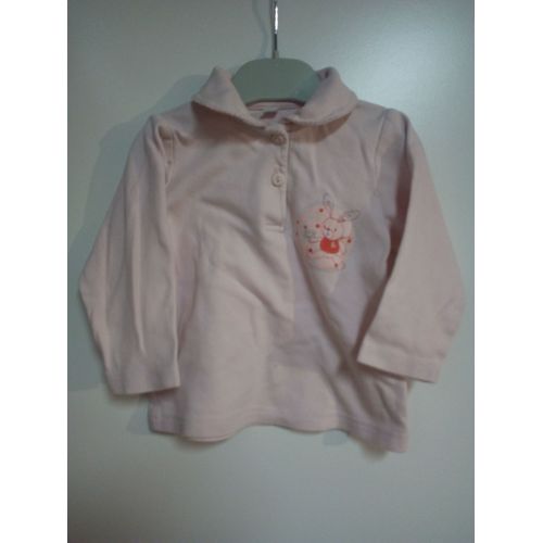 Polo Manches Longues Fille 18 Mois