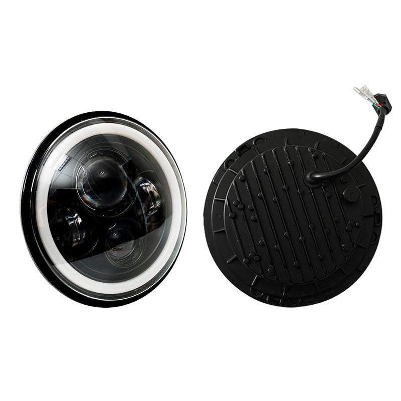 Phare 1 Pc 7 Pouces - Phares Led Ronds De 7 Pouces Pour Jeep... - 4
