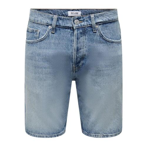 Only & Sons - Shorts > Denim Shorts - Blue