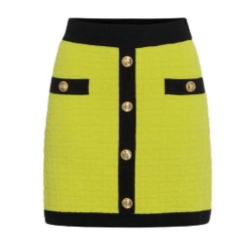 Elisabetta Franchi - Skirts > Short Skirts - Yellow