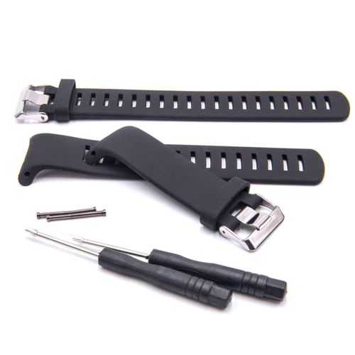 Vhbw Bracelet Tpe 16.3cm + 13,2cm Compatible Avec Suunto D4, D4i Montre Connectée - Noir
