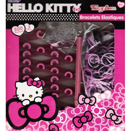 Hello Kitty Bracelets Elastiques Fancy Loom 6 Ans +