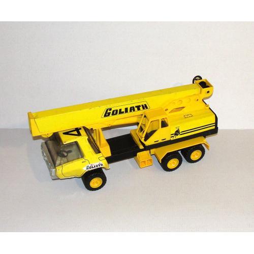 Camion Grue Goliath Ancien Joustra Metal 38 Cm