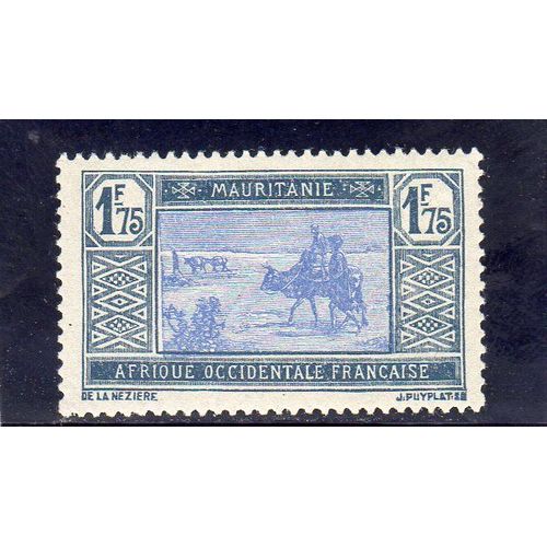 Timbre-Poste De Mauritanie (Caravane Dans Le Désert)