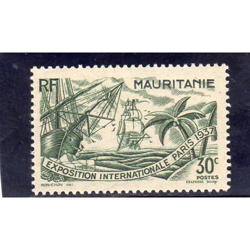 Timbre-Poste De Mauritanie (Exposition Internationale De Paris)