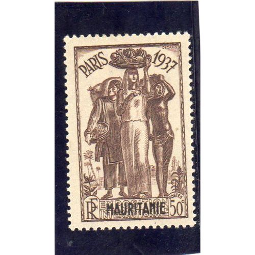 Timbre-Poste De Mauritanie (Exposition Internationale De Paris)