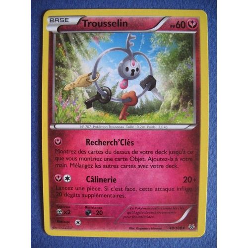 Carte Pokemon - Trousselin - 48/108 - Xy - Ciel Rugissant - 2015 - Scb