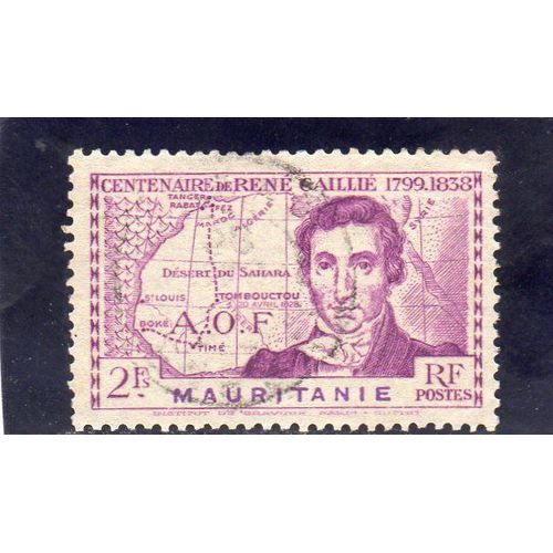 Timbre-Poste De Mauritanie (Centenaire De La Mort De LExplorateur René Caillié)