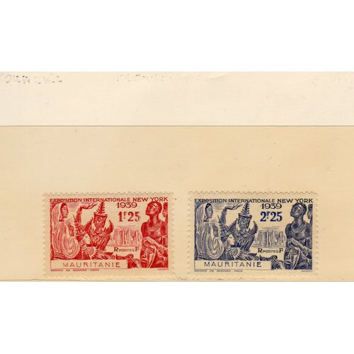 Timbres-Poste De Mauritanie (Exposition Internationale De New York)
