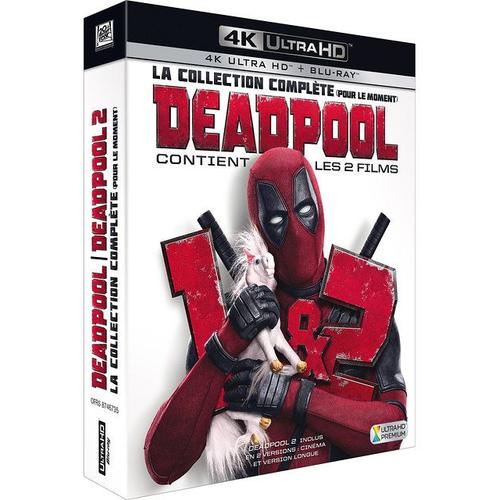 Deadpool 1 + 2 - 4k Ultra Hd + Blu-Ray + Digital Hd