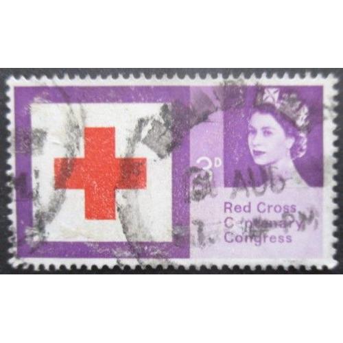 Royaume-Uni N°378 Croix Rouge Oblitéré