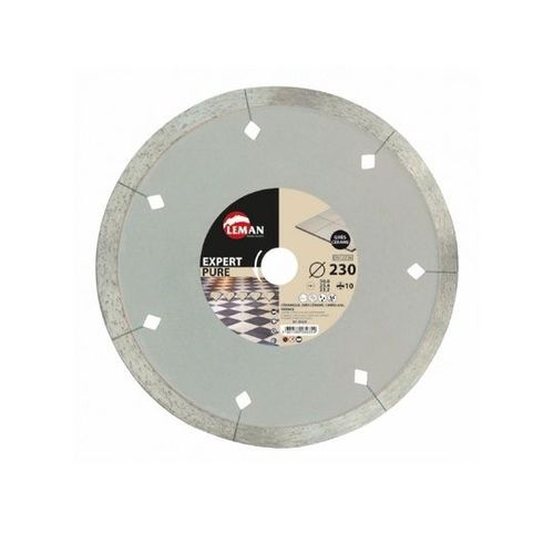 Leman - Disque diamant segment lisse grés cérame 200 mm 30/25,4/22,23mm