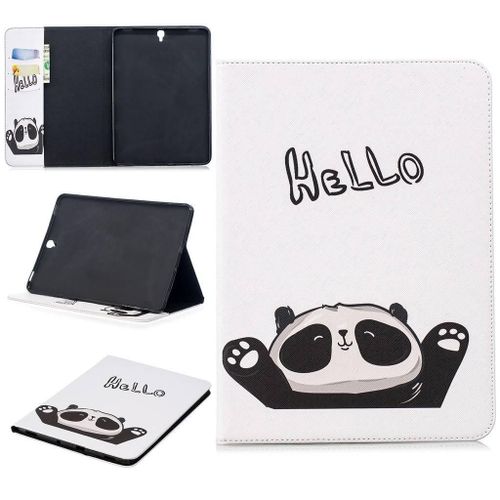 Samsung Galaxy Tab S3 9.7 Coque, Saturcase Beau Motif Pu Cuir Flip Portefeuille Support Porte-Carte Protecteur Case Cover Coque Housse Étui Pour Samsung Galaxy Tab S3 9.7 Sm-T820 T825 (Bft-5)