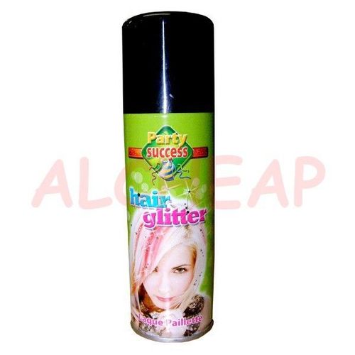 Laque Paillette Pailleté Argent Pour Cheveux 125ml Spray Aerosol