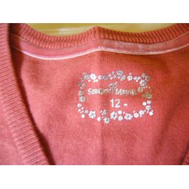 Gilet Sergent Major Acrylique 12 Ans Orange