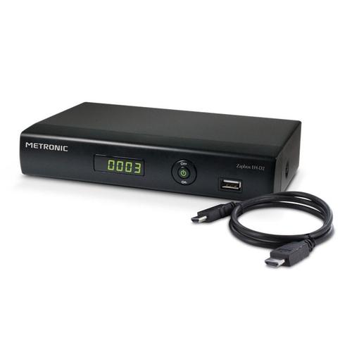 Décodeur TNT HD double tuner Zapbox EH-D2 + Câble HDMI